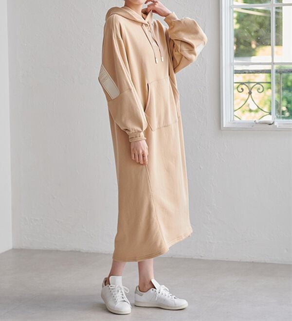 RANAN（ラナン）の「＜ａｄｉｄａｓ＞スウェットワンピース（その他ワンピース）」｜詳細画像