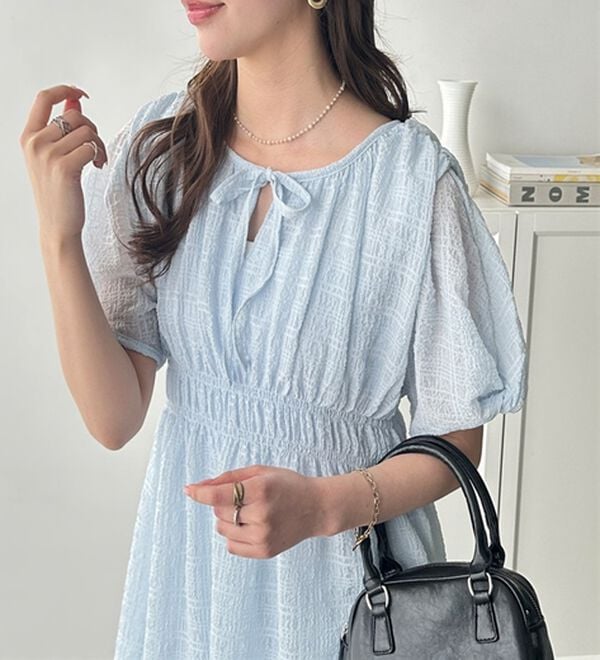 GeeRA（ジーラ）の「前後２ＷＡＹシャーリングチュニック（ブラウス）」｜詳細画像