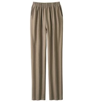 ルフラン（ルフラン）の「日本製肌に優しい綿混ラク楽パンツ（その他パンツ）」｜モカ