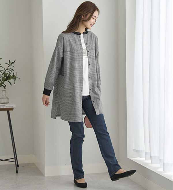 BELLUNA（ベルーナ）の「着回し３通り！綿１００％ハウスチュニック（チュニック）」｜詳細画像