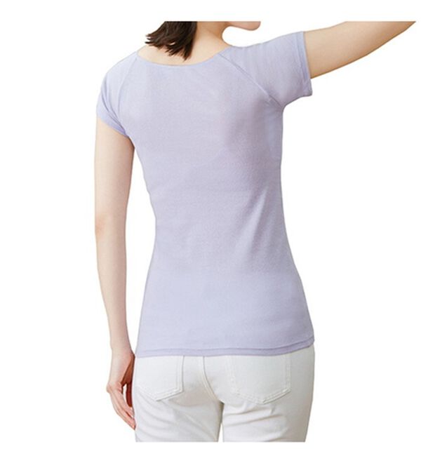 LAVIENNE（ラヴィエンヌ）の「綿１００％ひんやり汗ジミ防止インナー＜ラヴィクールナチュラル＞（肌着・インナーウェア）」｜詳細画像