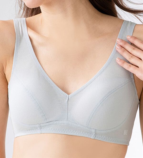 LAVIENNE（ラヴィエンヌ）の「＜ＢＶＤ＞表も裏も綿１００％　涼軽さらりブラ（ブラジャー）」｜詳細画像