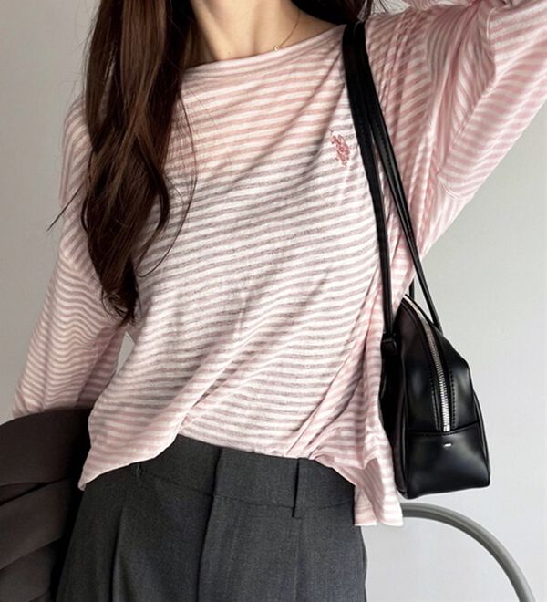 GeeRA（ジーラ）の「【Ｕ．Ｓ．ＰＯＬＯ　ＡＳＳＮ．】スラブシアーロンＴ（Tシャツ）」｜詳細画像