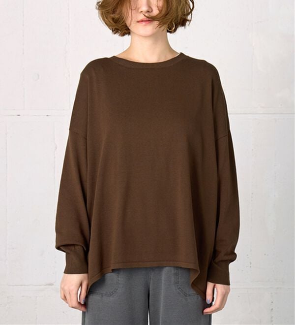 BELLUNA（ベルーナ）の「ゆったりニットプルオーバー（ニット・セーター）」｜詳細画像