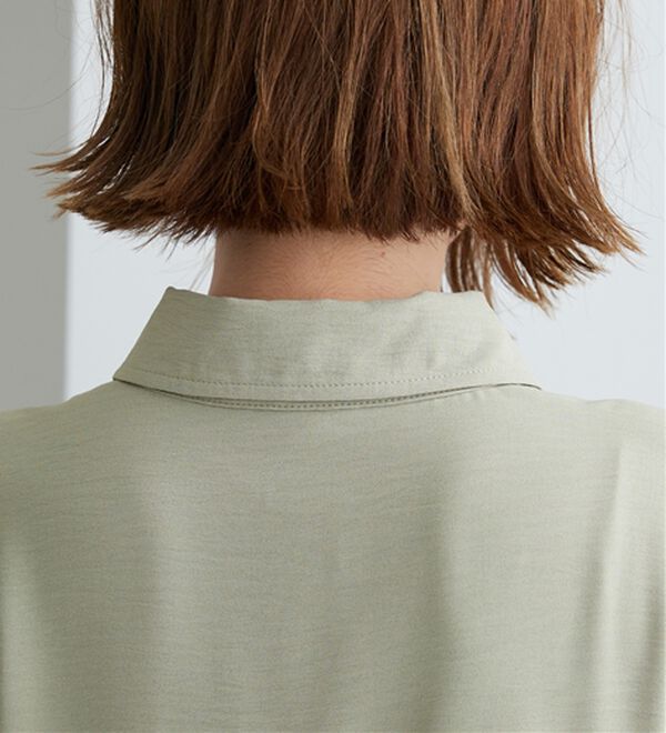 BELLUNA（ベルーナ）の「【UVカット】機能付！裾プリーツ切替チュニック（チュニック）」｜詳細画像