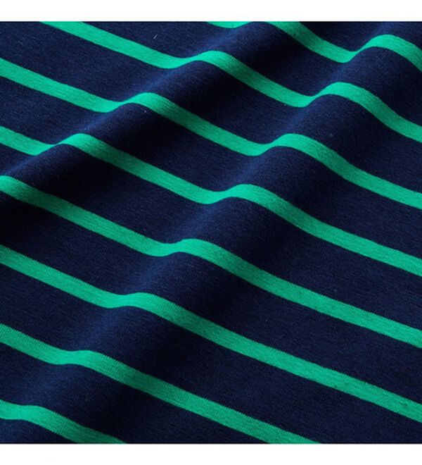 GeeRA（ジーラ）の「袖スリットボーダーカットソー（カットソー）」｜詳細画像