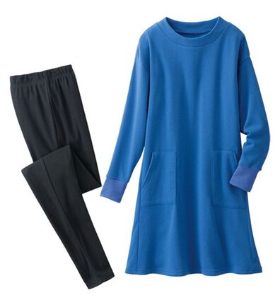 LAVIENNE（ラヴィエンヌ）の「毛玉ができにくい！裏ファーチュニック（パジャマ・ルームウェア）」