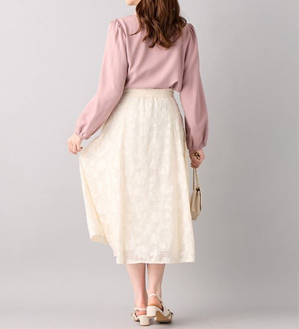 alotta（アロッタ）の「あったか裏起毛フロントタックブラウス（ブラウス）」｜詳細画像