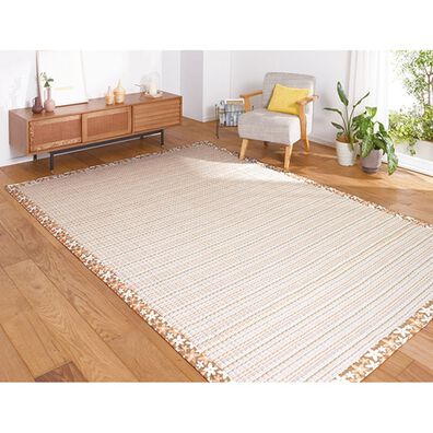 「洗える綿１００％しじらカーペット（カーペット）」