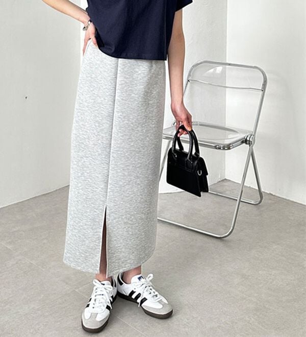 GeeRA（ジーラ）の「楽ちん！滑らか美ラインダンボールナロースカート（ロングスカート）」｜詳細画像