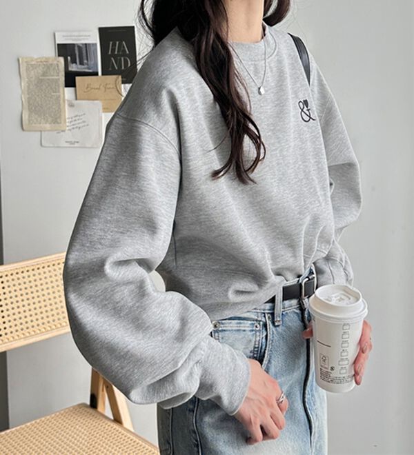 GeeRA（ジーラ）の「アンドハートショートスウェット（カットソー）」｜詳細画像