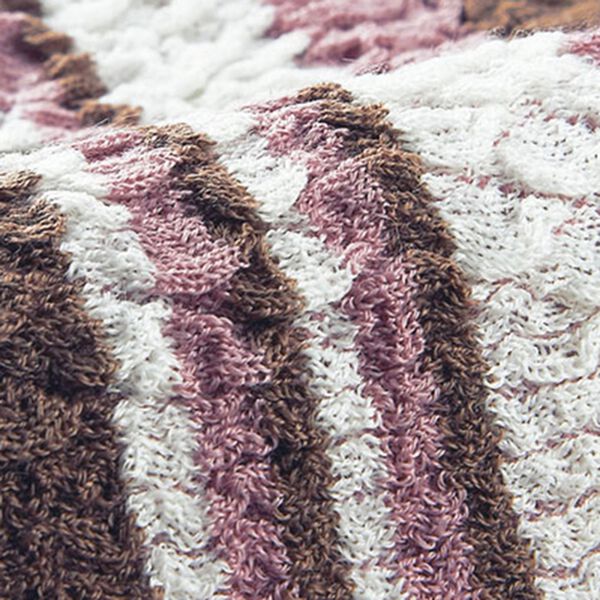 BELLUNA（ベルーナ）の「ボーダー柄ふくれジャカードセーター（ニット・セーター）」｜詳細画像