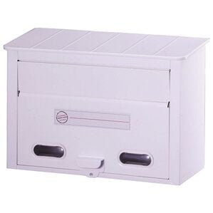 「色が選べる！日本製ポスト（エクステリア・屋外器具）」｜ホワイト