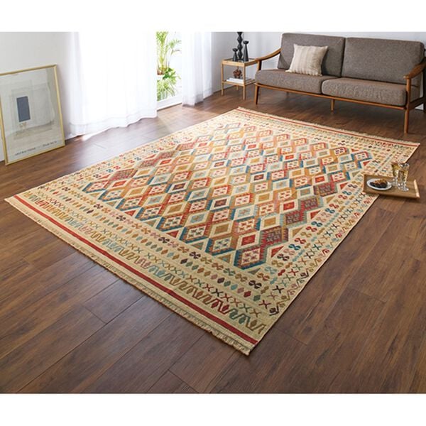 「トルコ製滑りにくいシェニールラグ（カーペット）」｜詳細画像