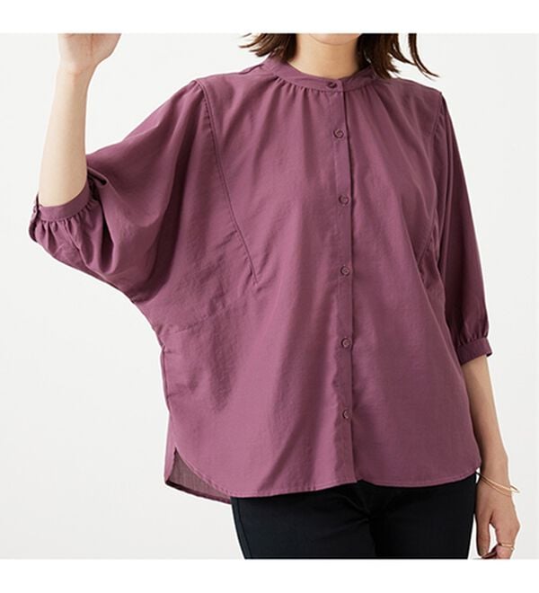 BELLUNA（ベルーナ）の「袖切替ドルマンデザインブラウス（ブラウス）」｜詳細画像