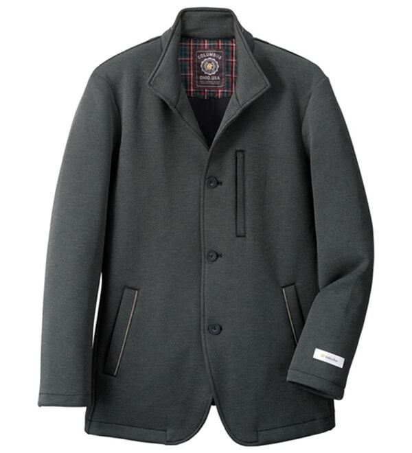 「＜ゴールデンベア＞上品仕上げのストレッチジャケット（メンズジャケット）」｜チャコールグレー