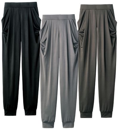 ルフラン（ルフラン）の「【３本組】美フィットサルエルパンツ（フルレングスパンツ）」