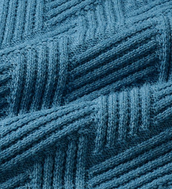 「＜コムルヴァン・オム＞トレーナー感覚で着られるハーフジップセーター（メンズニット・セーター）」｜詳細画像