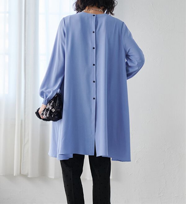 RANAN（ラナン）の「２ＷＡＹボタン使いフレアーブラウス（ブラウス）」｜詳細画像