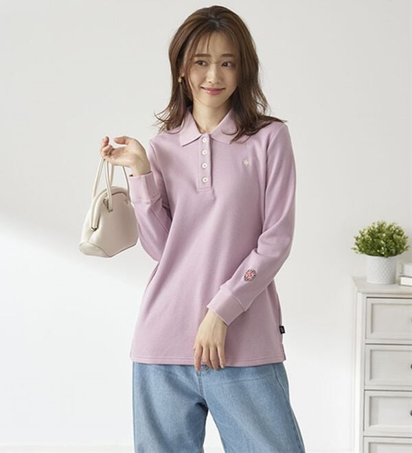 BELLUNA（ベルーナ）の「【ＰＯＬＯ　ＢＣＳ】裏起毛かのこポロシャツ（ポロシャツ）」｜詳細画像