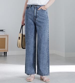 A HAPPY MARILYN（アハッピーマリリン）の「【Ｍ～７Ｌ】【選べる丈】【夏でも穿きたい】美脚＆美尻が叶う 優勝！ 着痩せ ワイドパンツ（ワイドパンツ・ガウチョ）」｜詳細画像