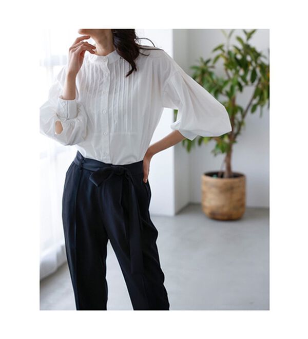 RANAN（ラナン）の「【２点セット】防シワ！洗える！ロングジャケットセットアップ（パンツスーツ）」｜詳細画像