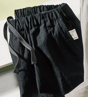 ルフラン（ルフラン）の「はきやすい♪やわらかコットンパンツ（その他パンツ）」｜黒