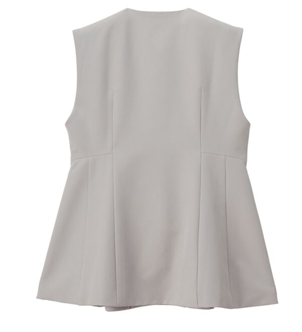 RANAN（ラナン）の「【２点セット】防シワ！ペプラムベストセットアップ（パンツスーツ）」｜詳細画像