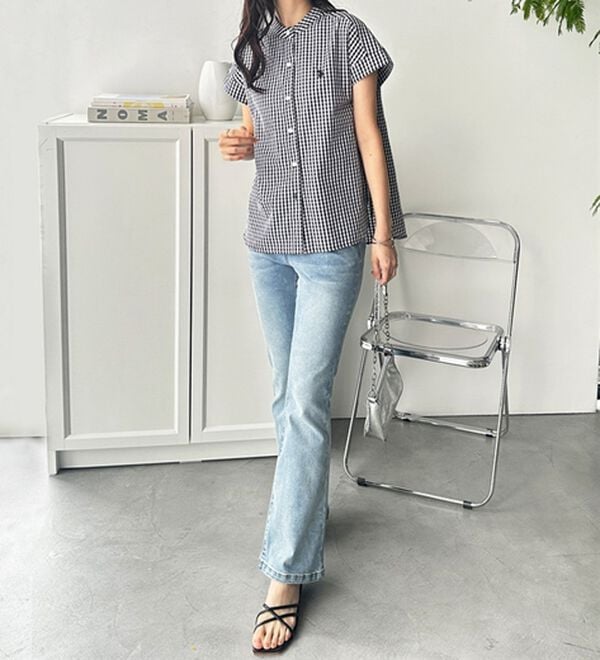 GeeRA（ジーラ）の「【ＵＳ．ＰＯＬＯ．ＡＳＳＮ】フレンチスリーブシャツ（シャツ）」｜詳細画像