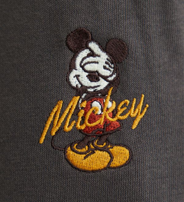 BELLUNA（ベルーナ）の「＜Ｄｉｓｎｅｙ＞【ミッキー】裾ゴム入り刺しゅう裏毛パンツ（その他パンツ）」｜詳細画像