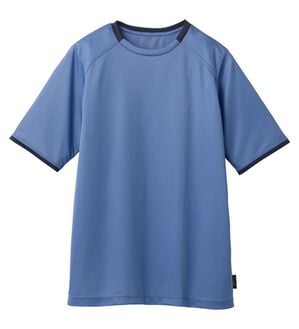 「日本製　男女兼用多機能スポーツウェア（メンズＴシャツ）」｜ブルー(Tシャツ)