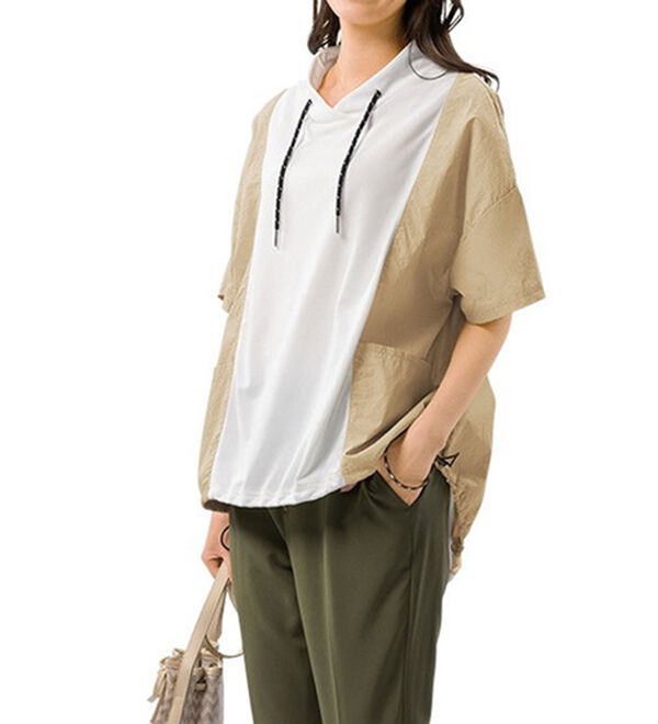 ルフラン（ルフラン）の「【２色組】異素材切替プルオーバー＜トルッキー＞（カットソー）」｜詳細画像