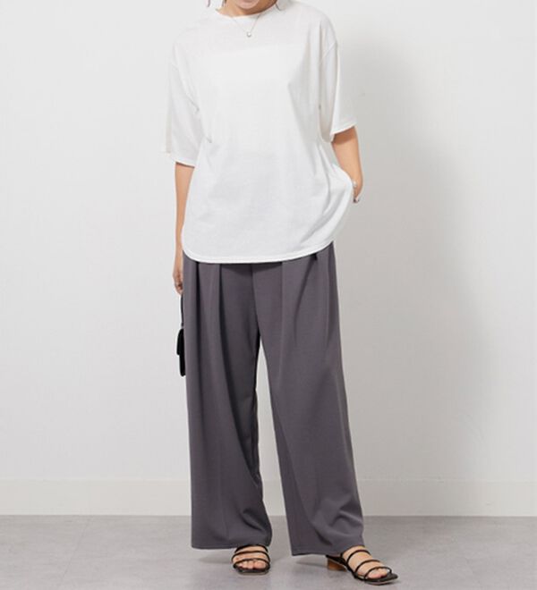 GeeRA（ジーラ）の「プリントチュニックＴシャツ（カットソー）」｜詳細画像