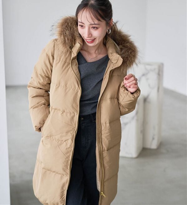 RANAN（ラナン）の「リアルファー付ダウンコート（ダウンコート・ジャケット・ベスト）」｜詳細画像