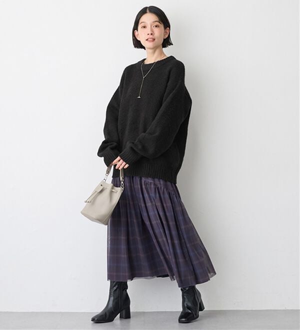 Viola e Viola（ヴィオラ エ ヴィオラ）の「ゆるっとふんわり素材ニット（ニット・セーター）」｜詳細画像