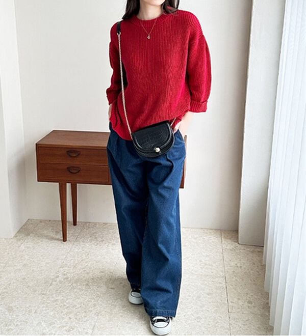 GeeRA（ジーラ）の「ハーフスリーブ着回しニット（ニット・セーター）」｜詳細画像