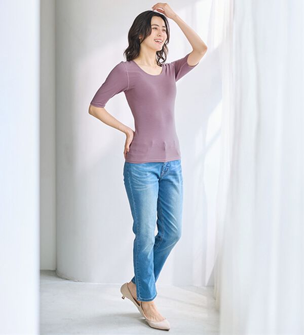 LAVIENNE（ラヴィエンヌ）の「スーッと猫背をケアするインナー（肌着・インナーウェア）」｜詳細画像