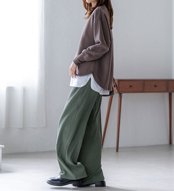 BELLUNA（ベルーナ）の「あったかキレイ！大人のこだわりトレーナー（トレーナー・スウェット）」｜詳細画像