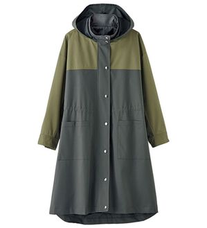 BELLUNA（ベルーナ）の「春に嬉しい機能付ロングマウンテンパーカー（ハーフコート）」｜チャコール／カーキ