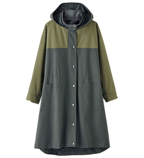 BELLUNA（ベルーナ）の「春に嬉しい機能付ロングマウンテンパーカー（ハーフコート）」｜チャコール／カーキ