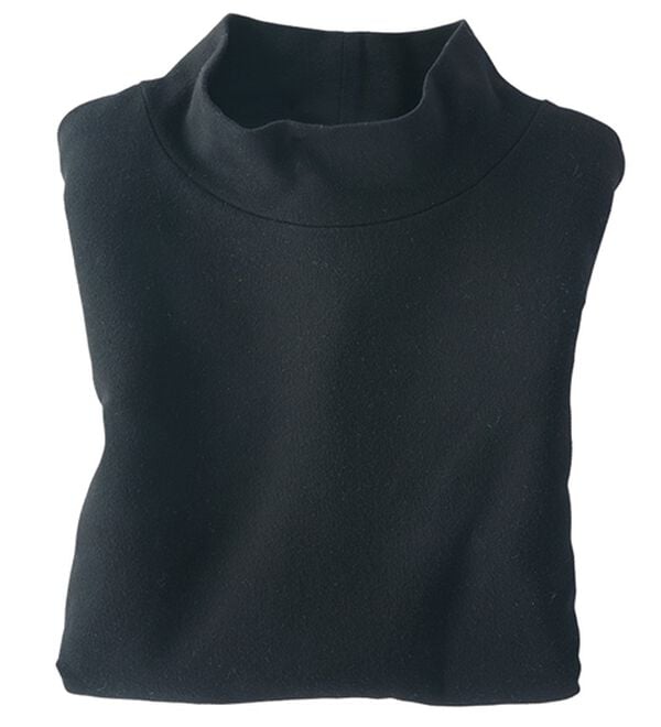 BELLUNA（ベルーナ）の「吸湿発熱ハイネックプルオーバー（カットソー）」｜黒