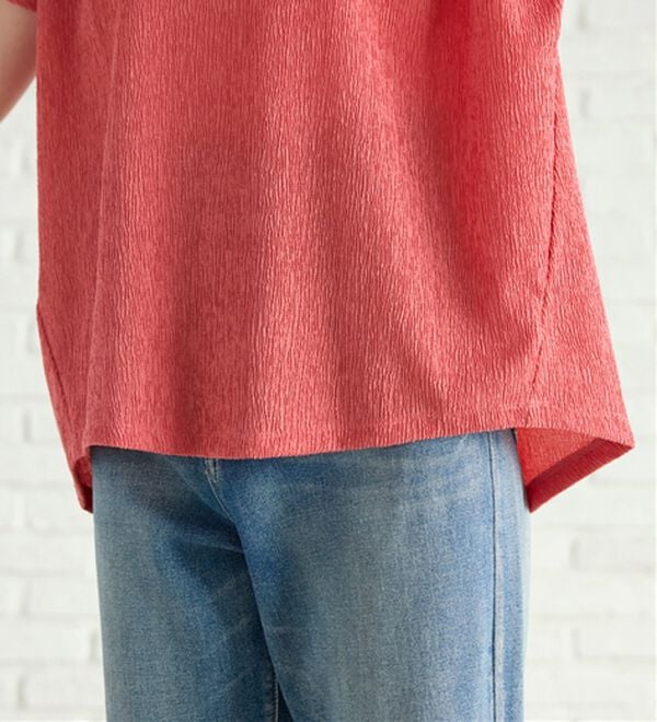BELLUNA（ベルーナ）の「楊柳素材ドルマンプルオーバー（カットソー）」｜詳細画像