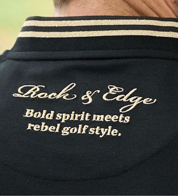 「＜イネドオム　ゴルフ＞ライン使いハーフジップ（メンズカットソー）」｜詳細画像