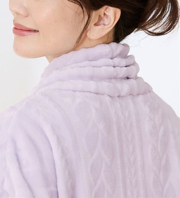 LAVIENNE（ラヴィエンヌ）の「寒がりさんのためのふわっもこケーブルフリースパジャマ（パジャマ・ルームウェア）」｜詳細画像