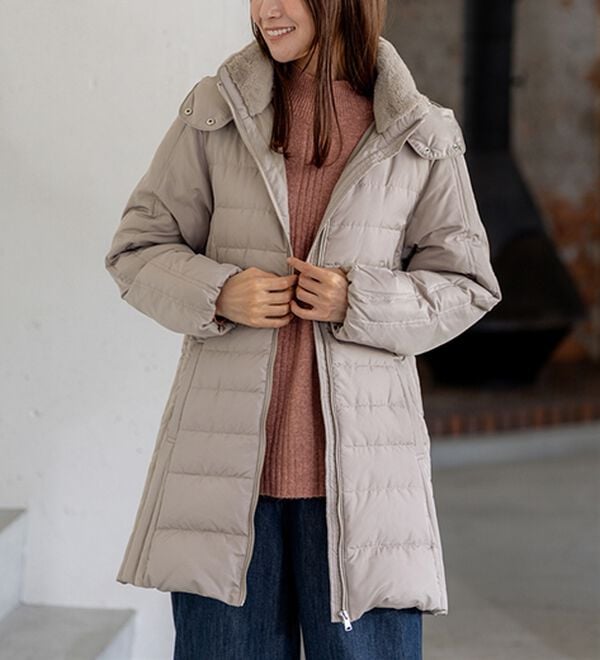 BELLUNA（ベルーナ）の「【快適Ｌａｂ．】洗える＆チクチクしにくい！ウール調ニットプルオーバー（ニット・セーター）」｜詳細画像