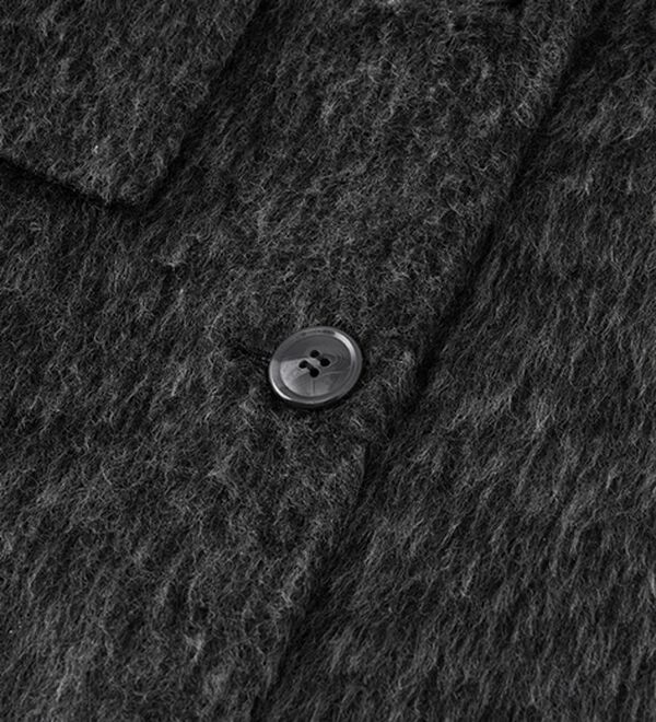 RANAN（ラナン）の「2WAYフレアーステンカラーシャギーコート（ロングコート）」｜詳細画像