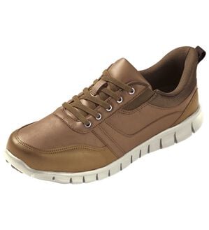 「＜Ｂｅ　ＣＨＡＮＣＥ＞快適中敷のスポッとウォーキング（メンズスニーカー）」｜キャメル