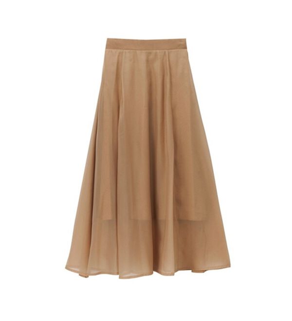 GeeRA（ジーラ）の「シアーデザインフレアーロングスカート（ロングスカート）」｜詳細画像