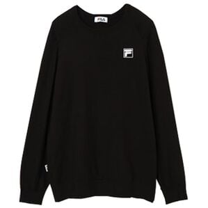 RANAN（ラナン）の「＜ＦＩＬＡ＞ギャザー使いニットプルオーバー（ニット・セーター）」｜ブラック