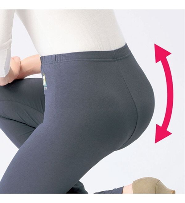 ルフラン（ルフラン）の「【３本組】＜ＣＯＯＬＭＩＮＴ＞瞬間ひやっとレギンス（スパッツ・レギンス）」｜詳細画像